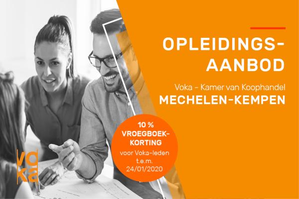 Nieuw opleidingsaanbod bij Voka - Kvk Mechelen-Kempen