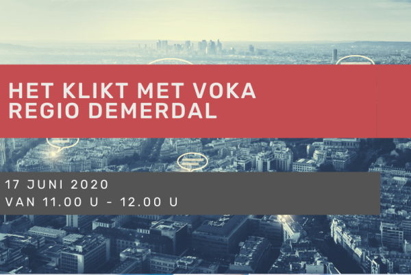 Online netwerkevent: Het klikt met Voka Demerdal
