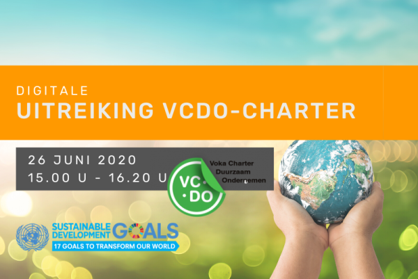 Digitale uitreiking Voka Charter Duurzaam Ondernemen