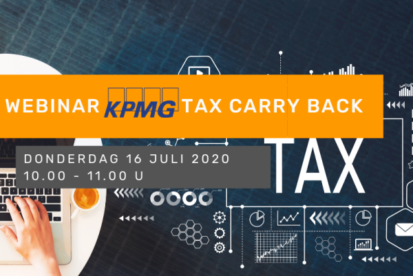 Online infosessie KPMG - Tax carry back