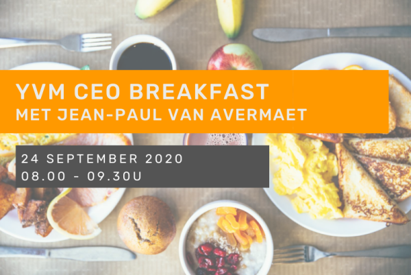 YVM CEO Breakfast met Jean-Paul Van Avermaet