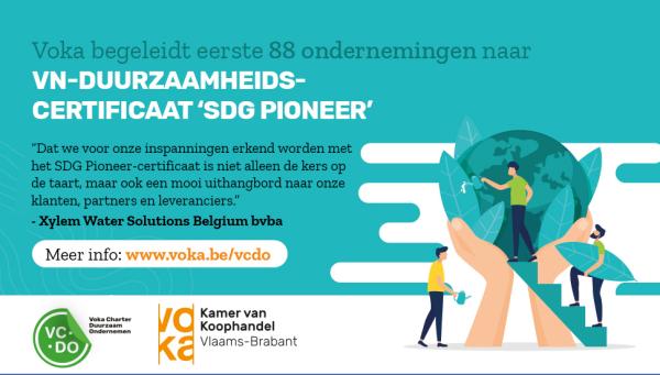 Voka begeleidt eerste 88 ondernemingen naar VN-duurzaamheidscertificaat ‘SDG Pioneer’