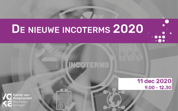 De nieuwe incoterms 2020 (online)