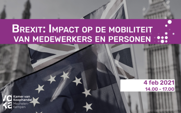 BREXIT: Impact op mobiliteit van medewerkers en personen