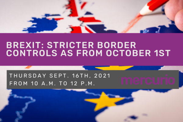 Brexit: stricter border controls as from October 1st