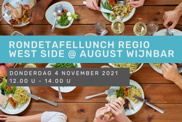 Rondetafellunch regio West Side @ August Wijnbar
