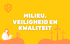 Logo milieu, veiligheid & kwaliteit