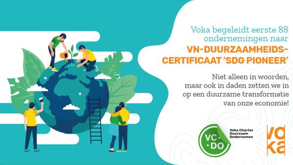 Voka begeleidt eerste 88 ondernemingen naar VN-duurzaamheidscertificaat ‘SDG Pioneer’