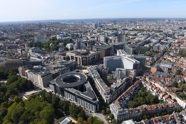 Luchtfoto Brussel