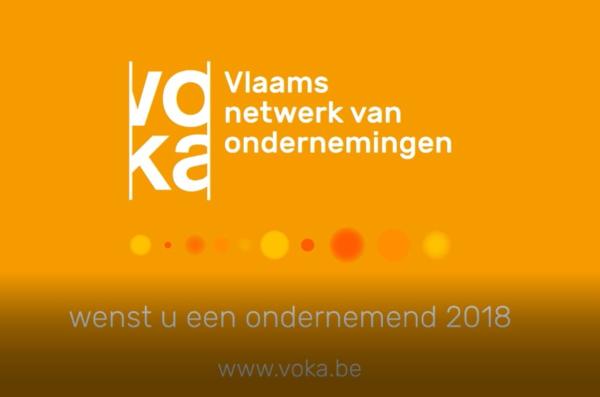 Voka wenst u een ondernemend 2018