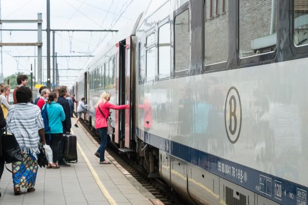 Trein pendelaars