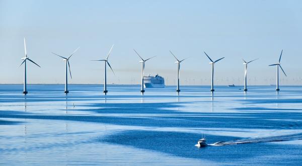 Windmolens op zee