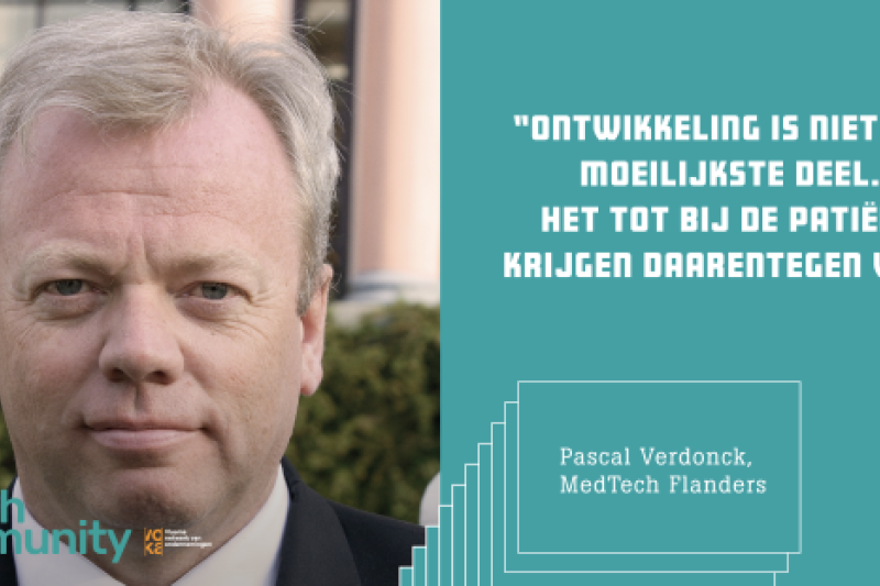 Pascal Verdonck CEO MedTech Flanders