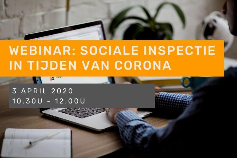 Webinar: sociale inspectie in tijden van corona