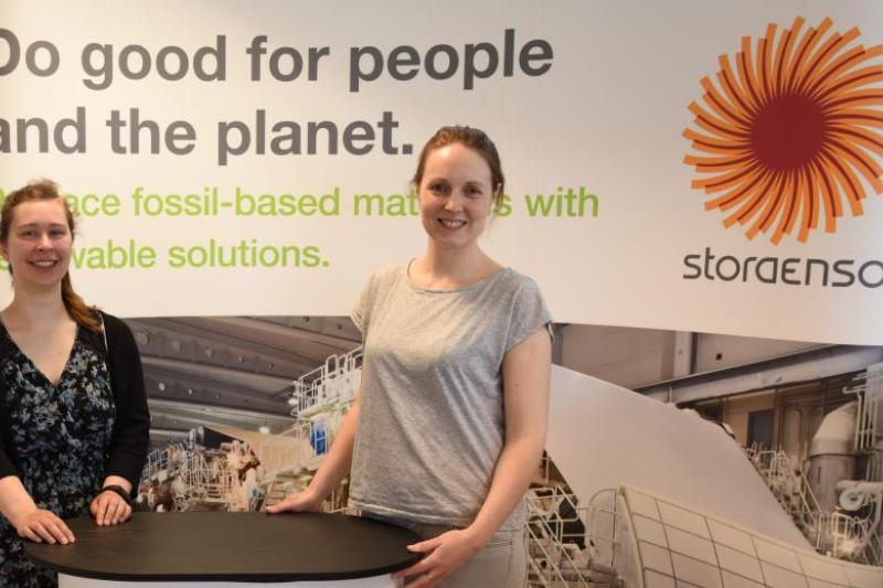 : Inge De Smedt en Christel De Croock (rechts) - Stora Enso Langerbrugge - Human Resources.