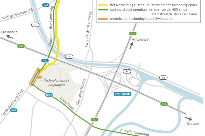 Eerste studie moet mobiliteitsknoop Tech Lane Ghent ontwarren