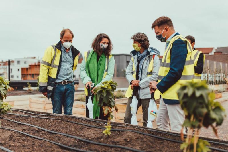 Een groene realitycheck bij Krinkels Voka stagedag Lotte Stoops en Ingrid Parmentie 