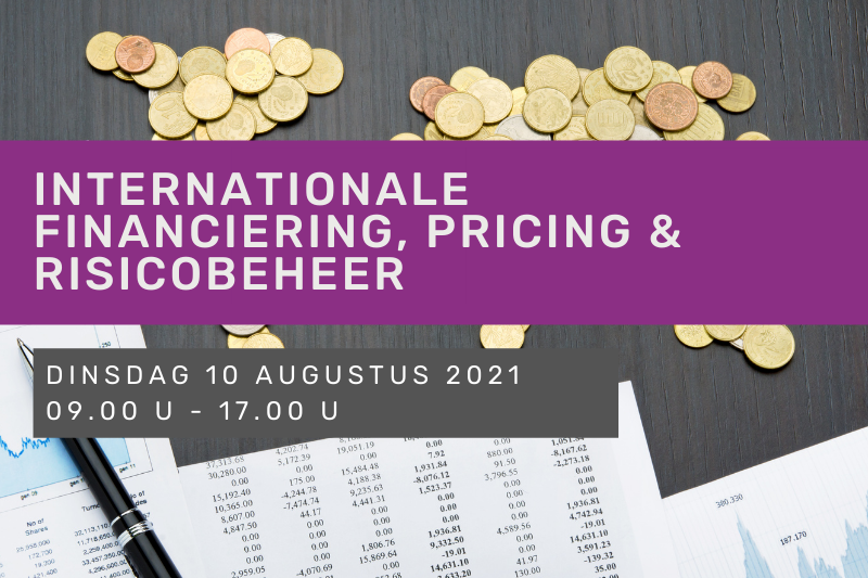 Internationale financiering, pricing & risicobeheer
