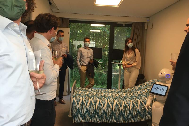 Ondernemers gingen al op bezoek in de Digihub IDLab