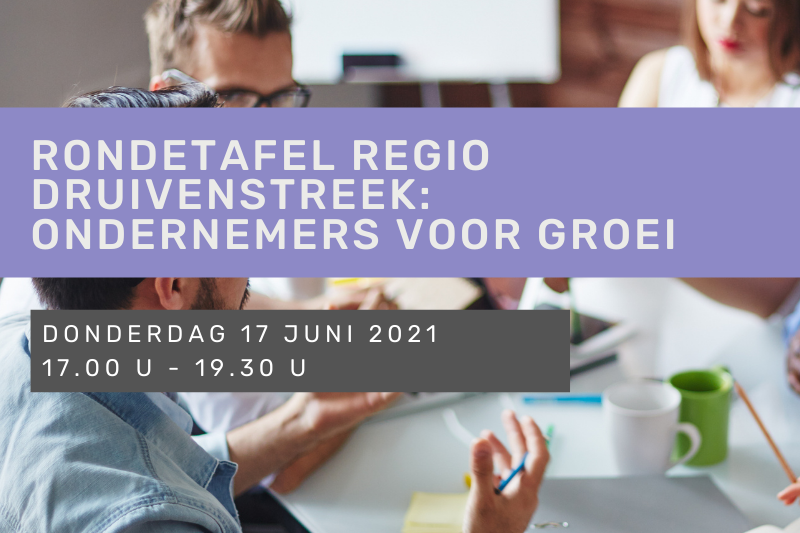 Rondetafel regio Druivenstreek: ondernemers voor groei