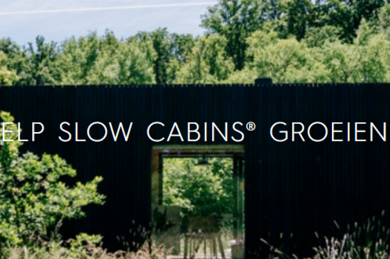 Crowdfunding campagne Slow Cabins