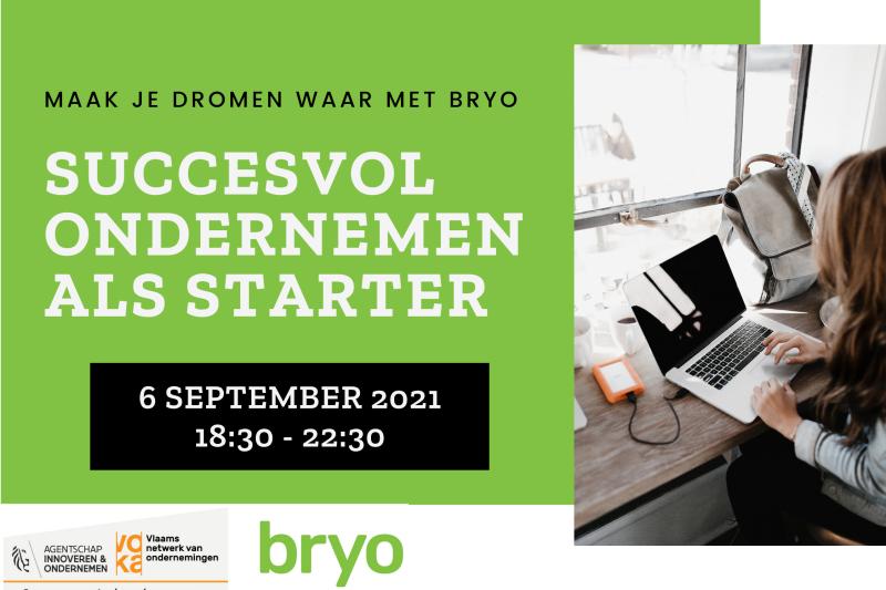 Infoesessie Bryo Succesvol ondernemen als starter