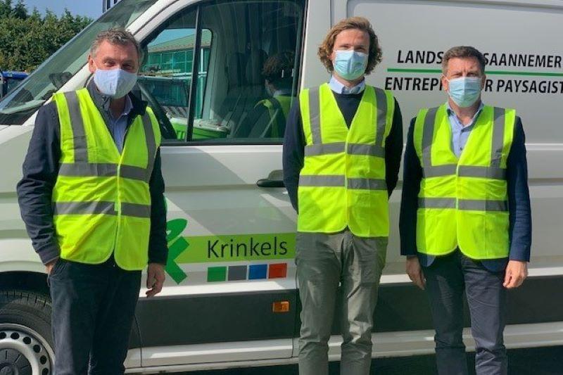Karl Vanlouwe (N-VA) aan de slag bij landschapsaannemer Krinkels