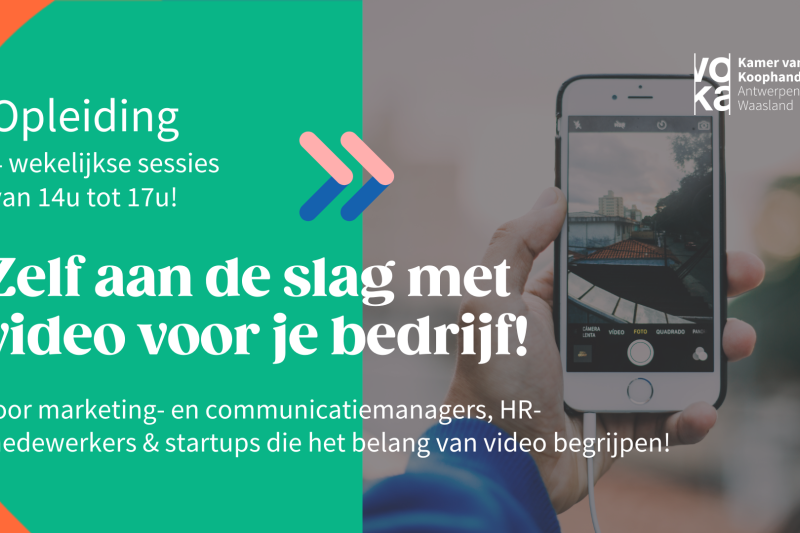 Zelf aan de slag met video voor je bedrijf of organisatie