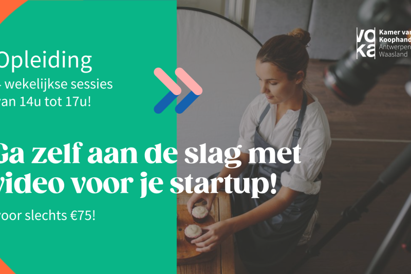 Ga zelf aan de slag met video voor jouw startup! Voka