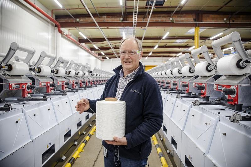 Philippe Reynebeau, plant manager bij Milliken Textiles