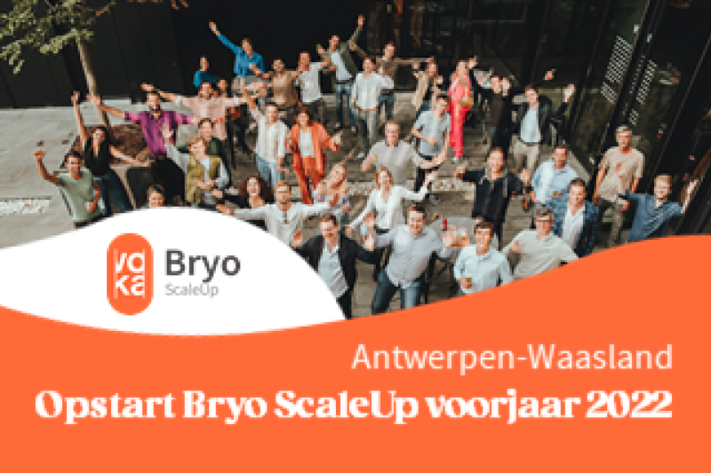 Opstart Bryo ScaleUp | Antwerpen-Waasland