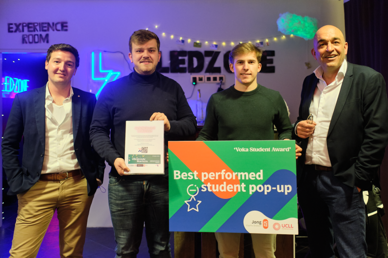 Leuvense pop-up wint eerste Voka Student Award