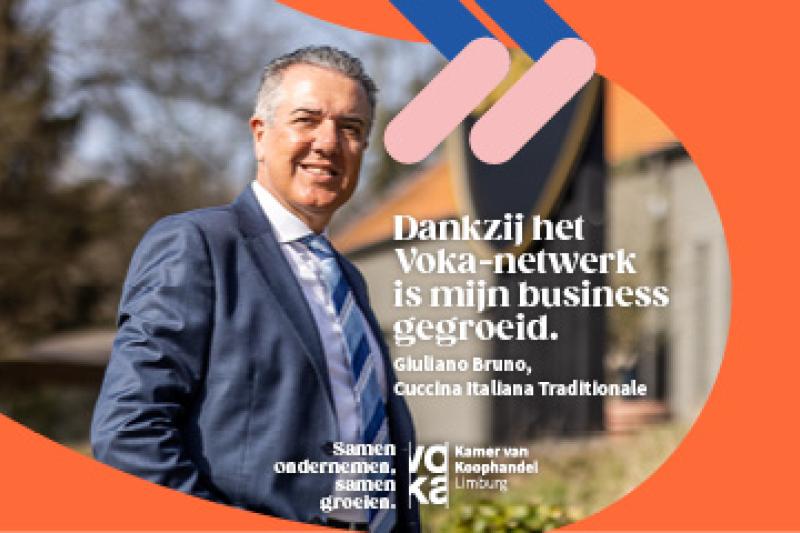 Giuliano Bruno (Holding Giuliano): “Dankzij het Voka-netwerk is mijn business gegroeid”