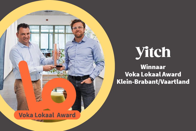 Yitch uit Bornem wint de Voka Lokaal Award Klein-Brabant/Vaartland