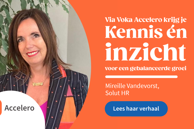 Vandevorst Mireille over het Voka - KvK Limburg Accelero traject