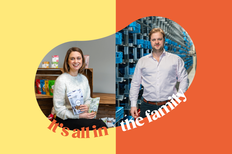Ondernemerskoppel Xavie Battel (Grano Ladies) en Stijn Dekeyzer (Dekeyzer-Ossaer)