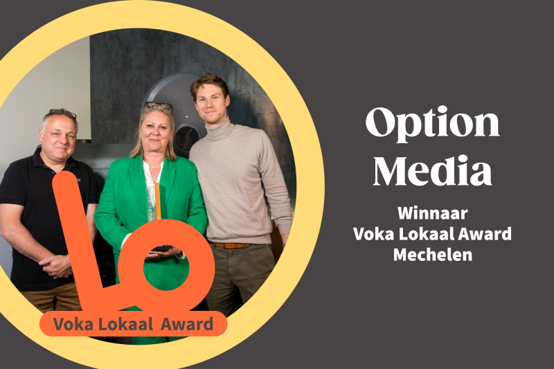 Option Media dingt mee naar Voka Prijs Ondernemen 2023