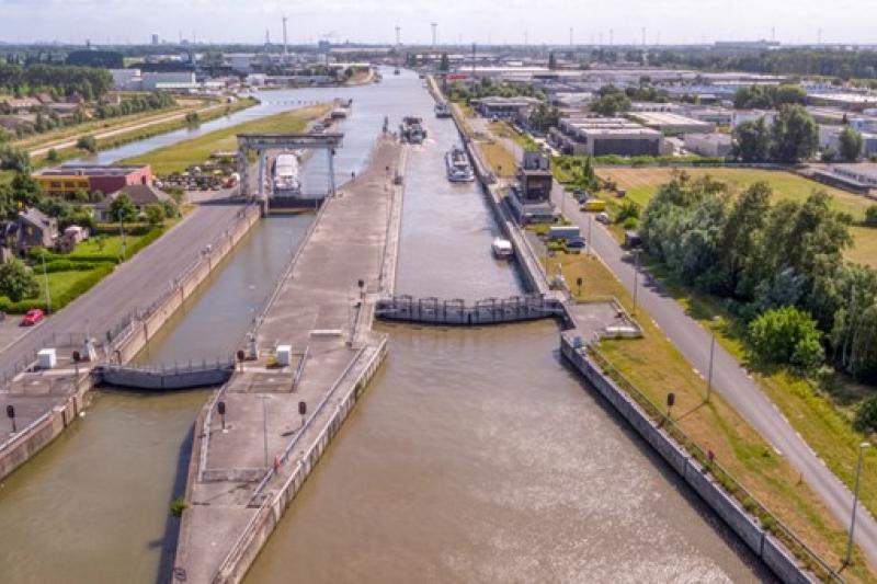 Sluis Evergem - De Vlaamse Waterweg