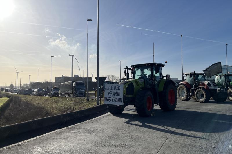 Boerenprotest haven Gent