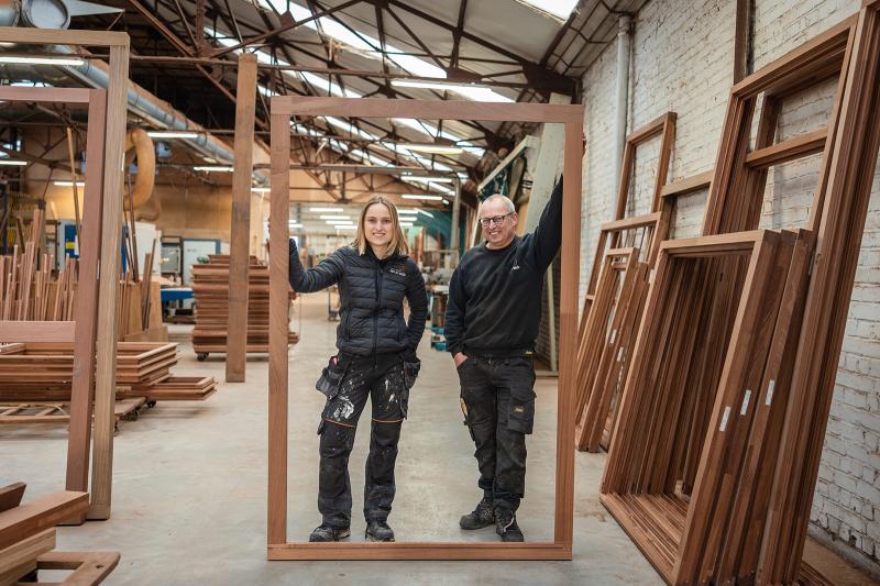 Houten schrijnwerk, een familiaal levenswerk