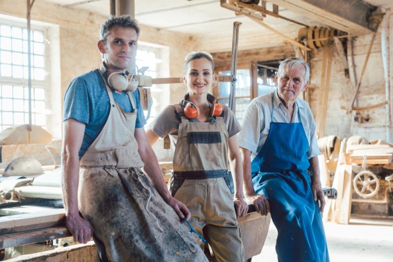 familiebedrijf met verschillende generaties