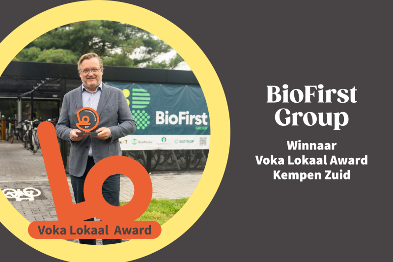 BioFirst Group uit Westerlo maakt kans op 'Voka Prijs Ondernemen 2025'