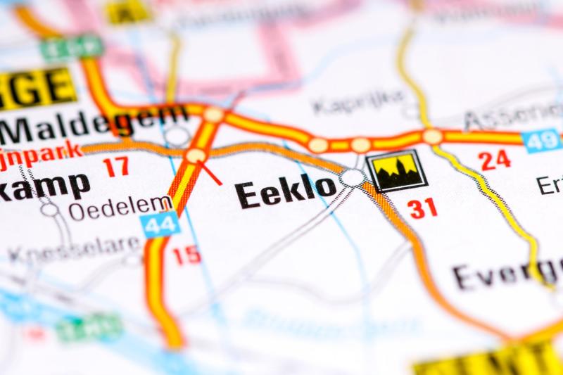 Eeklo op kaart