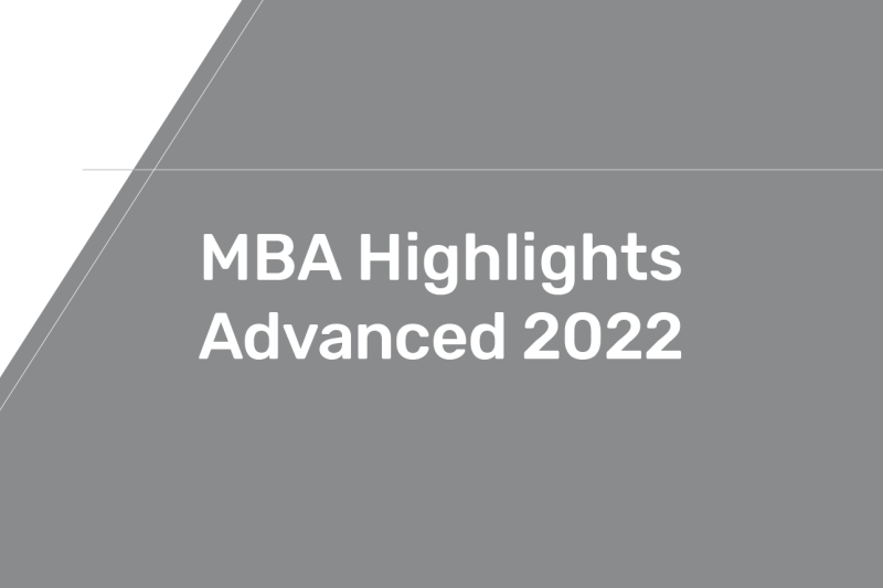 MBA Highlights Advanced 2022