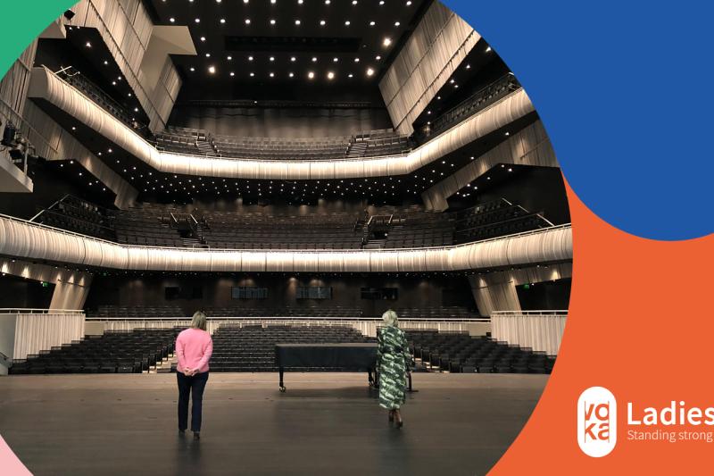 Voka Ladies visits Concertgebouw Brugge met Katrien Van Eeckhoutte