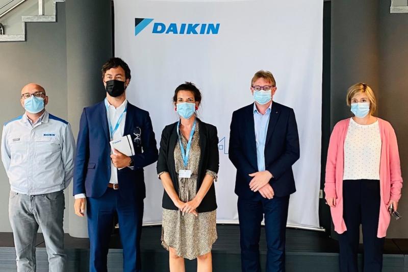 Zomerstage van Wouter De Vriendt (Groen) bij Daikin Europe