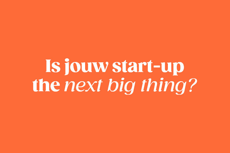 Startups gezocht die willen strijden om de wereldbeker