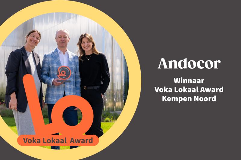 Ex-Miss België geeft laatste nominatie voor 'Voka Prijs Ondernemen' aan Andocor