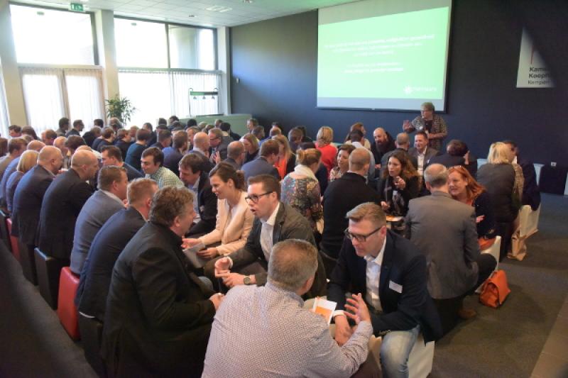 Ondernemers speeddaten tijdens Voka Match