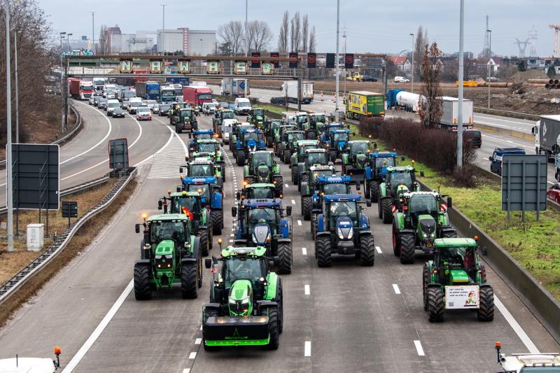 Boerenprotest komt met grote economische kost voor transport en logistiek